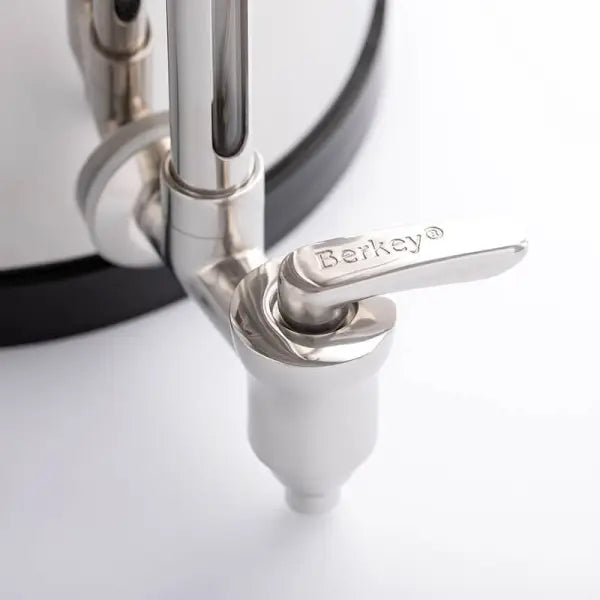 Stainless steel faucet with level control